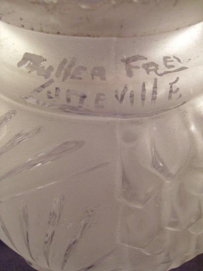 ０３９　ミューラー兄弟　アールデコ　ボールとクジャクのシャンデリア