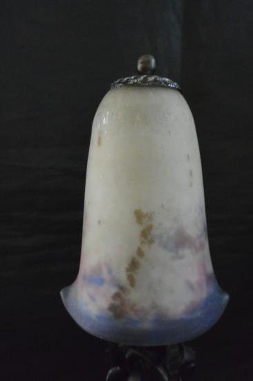 ０４５　ミューラー兄弟　アールデコ　ガラスのテーブルランプ