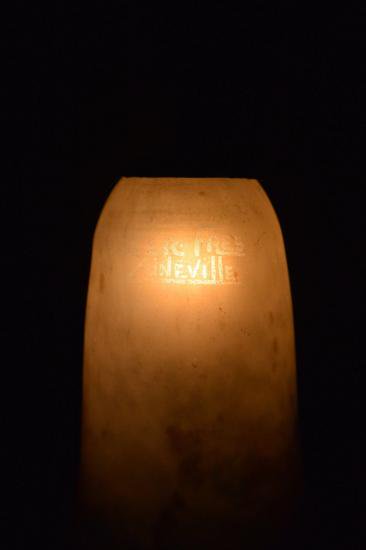 ０４５　ミューラー兄弟　アールデコ　ガラスのテーブルランプ