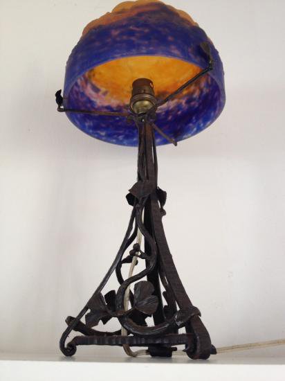 ０４７　ミューラー兄弟　アールデコ　マッシュルーム型ランプ