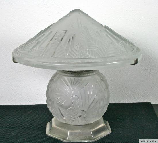 ミューラー兄弟　アールデコ　テーブルランプ