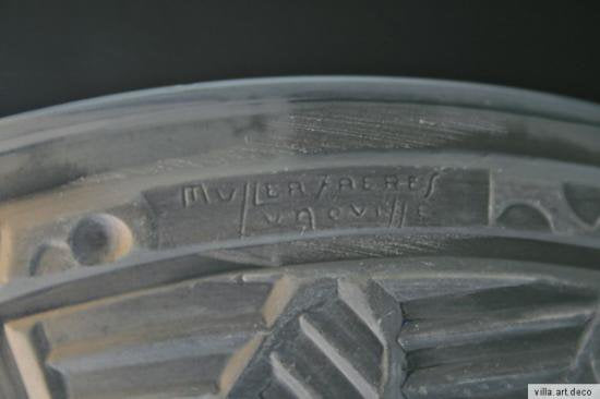 ミューラー兄弟　アールデコ　テーブルランプ