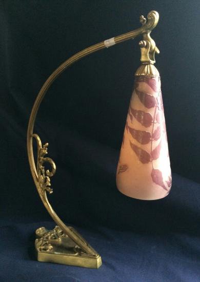 ０８６　エミールガレ　藤花模様のランプ