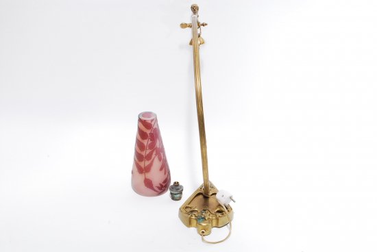 エミールガレ　藤花模様のランプ