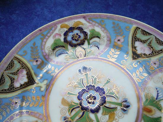 ０８８　ノリタケ　ターコイズブルーの3点セット