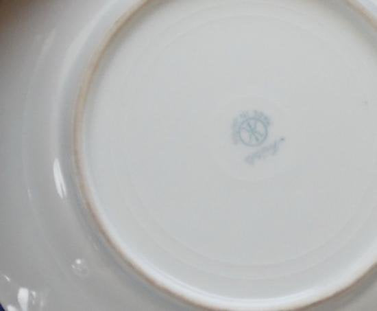 ０８８　ノリタケ　ターコイズブルーの3点セット