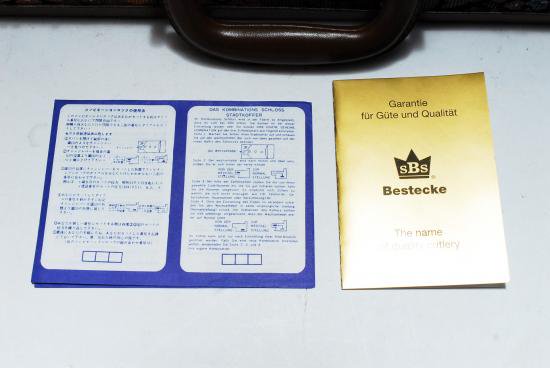 ００８　ゾーリンゲン 23/24K純金P.ドイツ カトラリー７０本セット