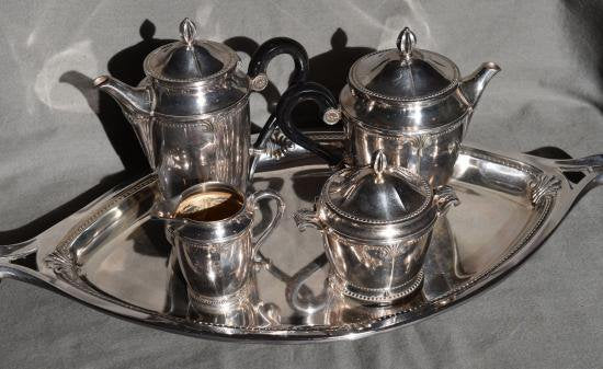 １８６　クリストフル Christofle　ギャレア　コーヒー＆ティーセット