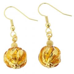 ５５１　ベネチアングラス　ロイヤル　ピアス