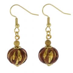 ５５１　ベネチアングラス　ロイヤル　ピアス