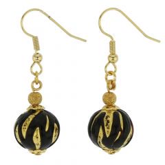 ５５１　ベネチアングラス　ロイヤル　ピアス