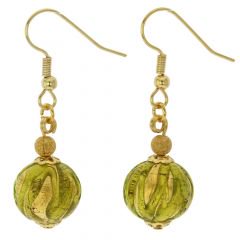 ５５１　ベネチアングラス　ロイヤル　ピアス