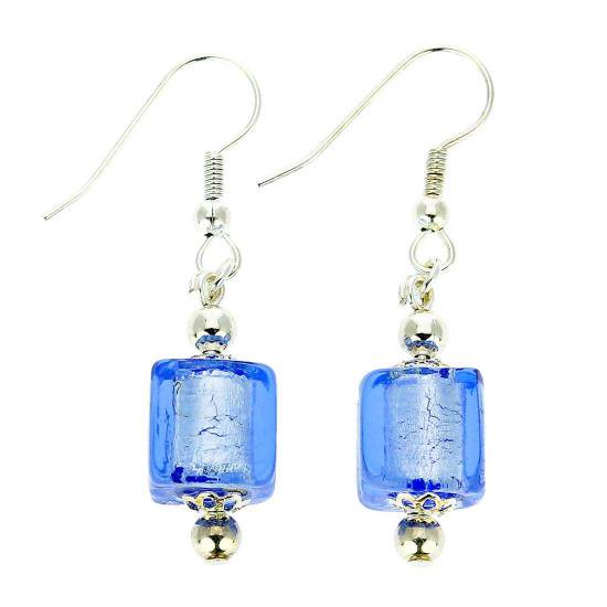 ５６３　ベネチアングラス　アンティコ・テソーロ　キューブピアス