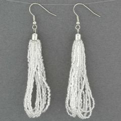 ５６５　ベネチアングラス　グロリオーサ　タイニービーズムラノピアス