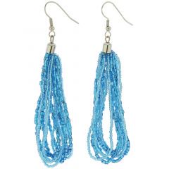 ５６５　ベネチアングラス　グロリオーサ　タイニービーズムラノピアス