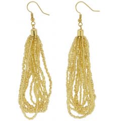 ５６５　ベネチアングラス　グロリオーサ　タイニービーズムラノピアス