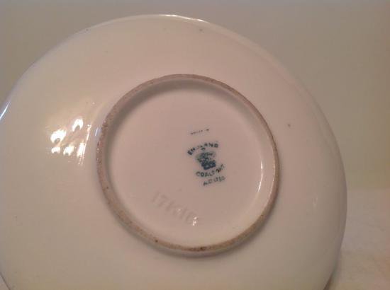 ００５　コールポート　コバルトブルーのカップ＆ソーサー