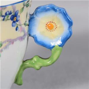 １５５　エインズレイ　花の持ち手のティーカップ＆ソーサー