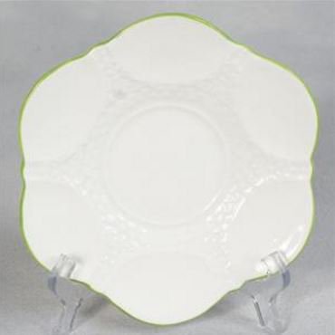 １６９　エインズレイ　花のティーカップ＆ソーサー　薄緑色