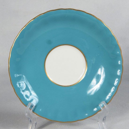 １７０　エインズレイ　果物柄のティーカップ＆ソーサー　水色