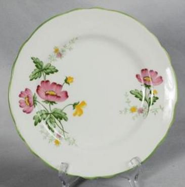 １８０　エインズレイ　お花のティーカップ＆ソーサー＆サイドプレート　1925年製