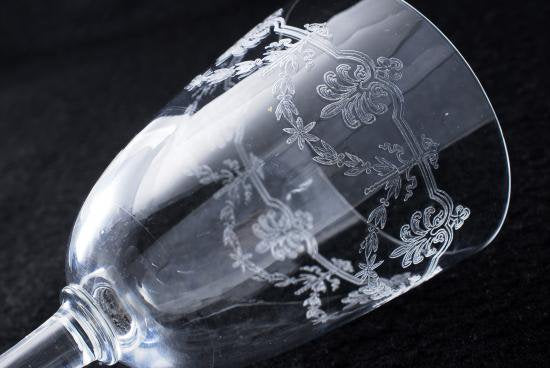 ０５９　OLD BACCARAT バカラ クリスタルグラス ボーアルネ ２客セット