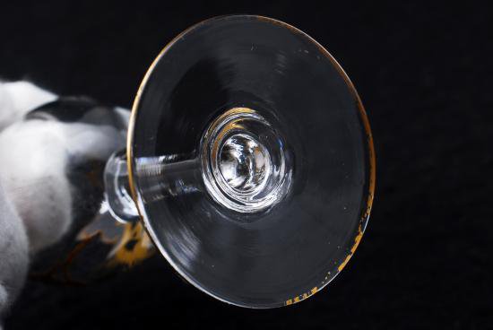 ０６２　オールドバカラ baccarat ジャポニズム 花 金盛グラス２客セット
