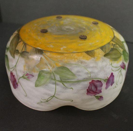 １１１　ドーム兄弟　カメオ　アート　ガラス　ボウル