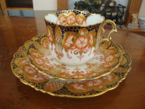 １８９　エインズレイ　伊万里　ティーセット3点