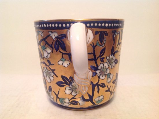 ０１５　コールポート　金彩ビーズ付カップ＆ソーサー