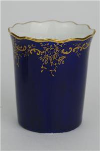 ０１８　コールポート　純銀製のホルダー付きカップ＆ソーサー