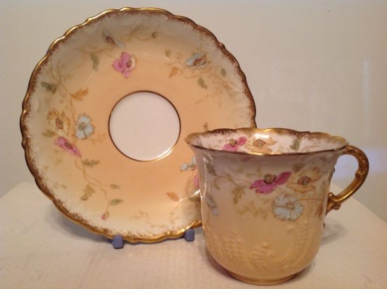 １９１　エインズレイ　花模様のカップ＆ソーサーとお皿のセット