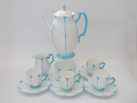 １９２　エインズレイ バタフライハンドル　アールデコ　コーヒーセット