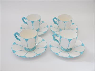 １９２　エインズレイ バタフライハンドル　アールデコ　コーヒーセット