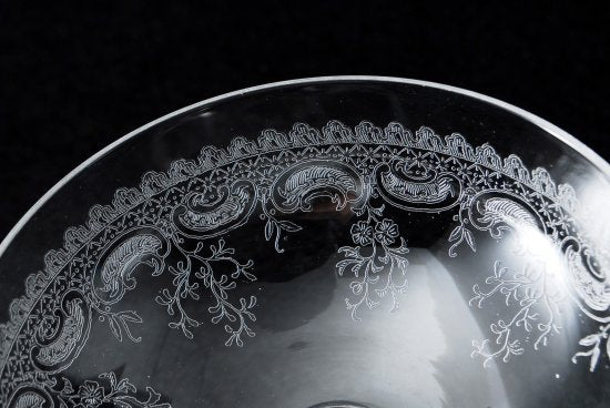 １３３　バカラ(baccarat)検 サンルイ ”LORRAINE” クリスタルシャンパングラス 2客セット