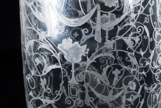 １３８　オールド バカラ ミケランジェロ(Michel-angelo) 花瓶