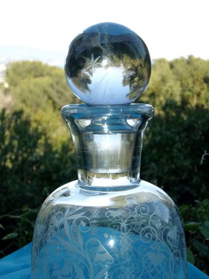 １３９　バカラ　カラフェ　"ARGENTINA"　22.5cm