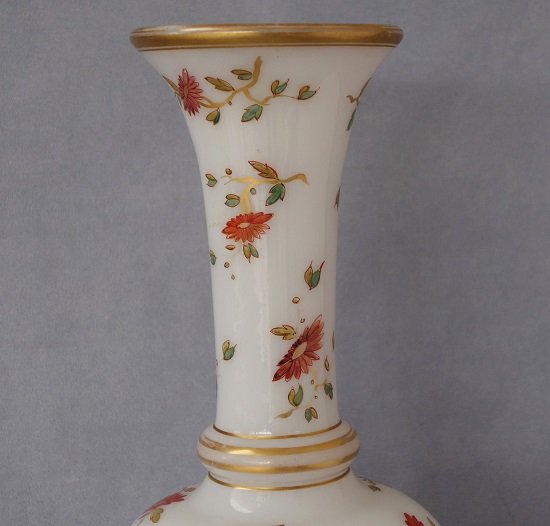 １４１　バカラ：ルイ　フィリップ時代の花瓶1840/1850　Balustre　J.F. Robert作