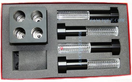 ２８４　バカラ　ジャルーム　ヤン・ケルサレ　ダイアモンドカット　充電式ランプ4本セット　新品ボックス