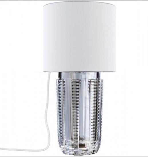 ２９０　バカラ　クリスタルベース　ヘリテージ・オルグ　テーブルランプ　フレンチアートグラス　シェード付き