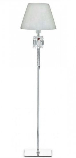 ２９３　バカラ　198cm　トーチフロアランプ　ホワイト　新品　オリジナルボックス　フランス