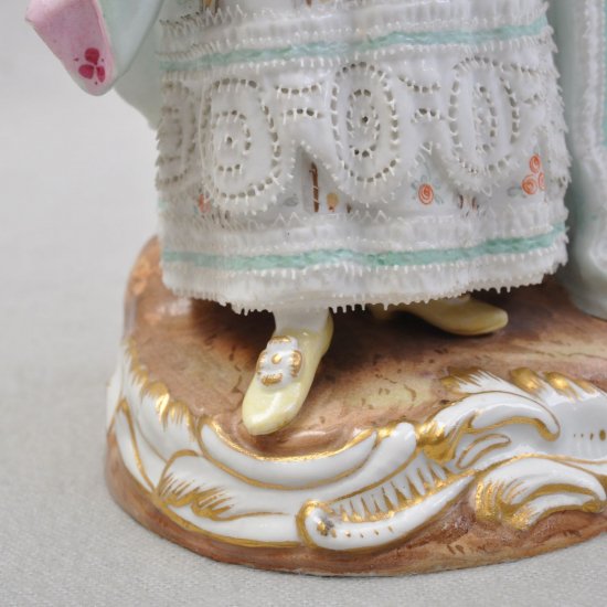 マイセン 美しく気品高いレディー ミッシェル・ヴィクター・アシエ作