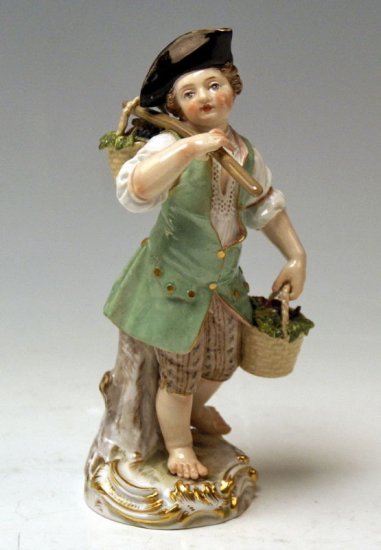 Meissen マイセン 陶器人形 子供 少年 男の子