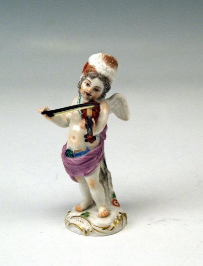 ２５２　マイセン　バイオリンを弾く天使　アシエ作