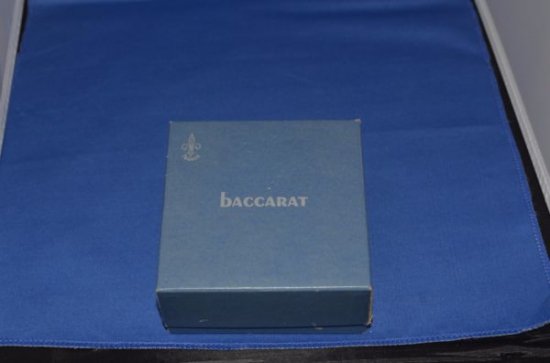 495　バカラクリスタルペーパーウェイト　グリデルハンターレース　ミッレフィオーリ　貴重な1974年製
