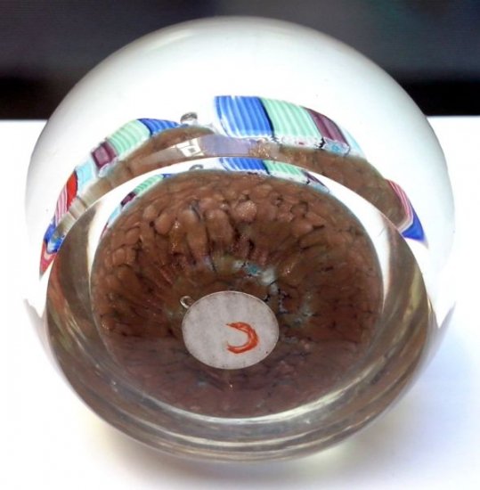 アンティークイタリアムラノ　素晴らしきミッレフィオーリ　アートガラスペーパーウェイト