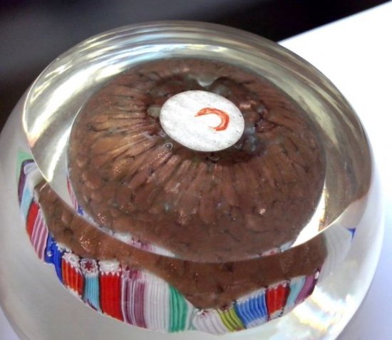 アンティークイタリアムラノ　素晴らしきミッレフィオーリ　アートガラスペーパーウェイト