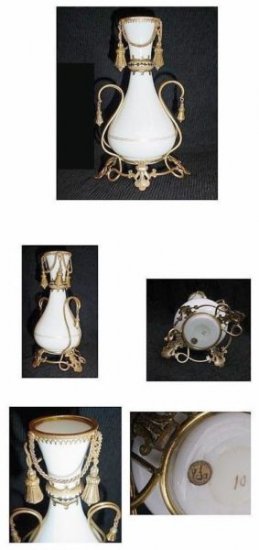 アンティーク　バカラ　オパーリンの花瓶