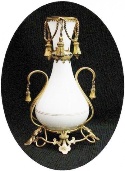 アンティーク　バカラ　オパーリンの花瓶