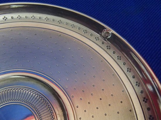 ピュイフォルカ　ブレークファスト　純銀製コーヒーカップ＆ソーサー　ミネルバの刻印